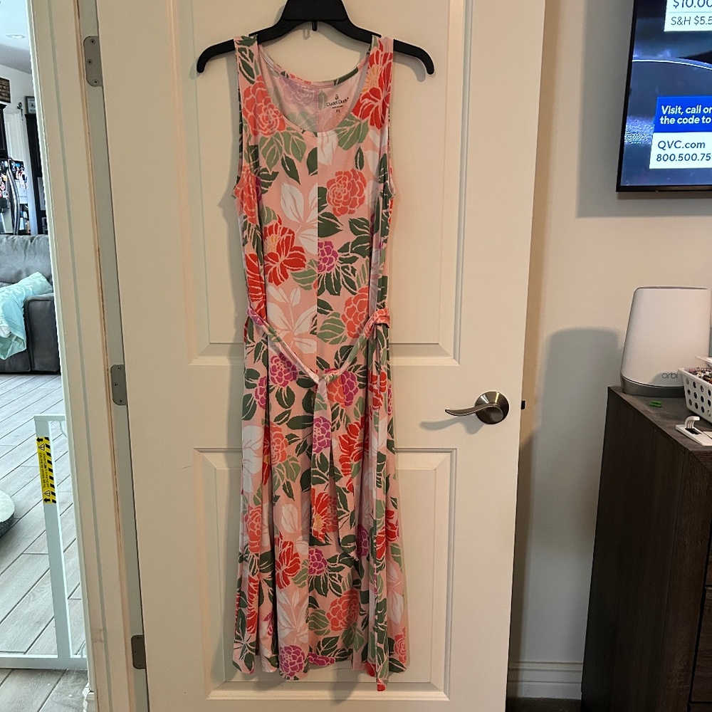 Cuddl Duds Sleeveless Maxi Dress